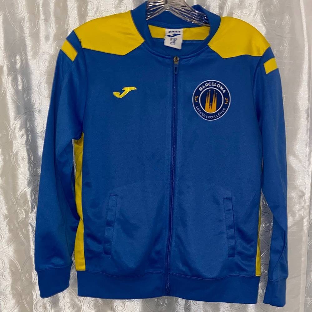 Joma Authentic Barcelona Soccer Excellence Jacket Youth Size Large 🔥 YB8